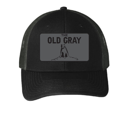 Black on Black Old Gray Hat